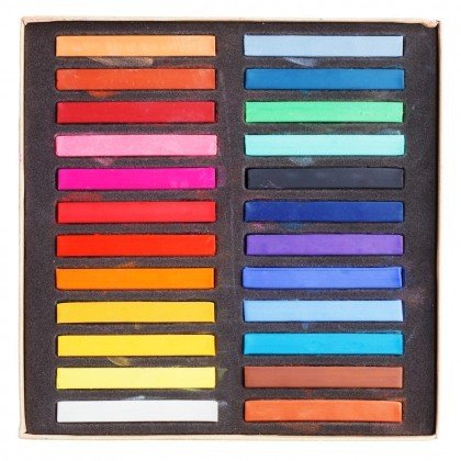 Chalk It Classic Haarkreide - 4 Leuchtende Farben, Wasserlöslich, Für Alle Haartypen