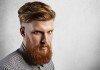Frisur Mann Undercut Rot Bart