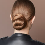 Hochsteckfrisur Chignon Frisur Braun Dutt