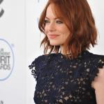 Frisuren Emma Stone Mittellang Rot Wellen Bob