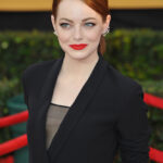 Frisuren Emma Stone Mittellang Rot Ponytrail Pony