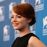 Hochsteckfrisur Frisuren Emma Stone Mittellang Rot