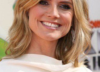 Heidi Klum Frisuren Blond Mittellangfrisur Bob Longbob s_bukley / Shutterstock.com
