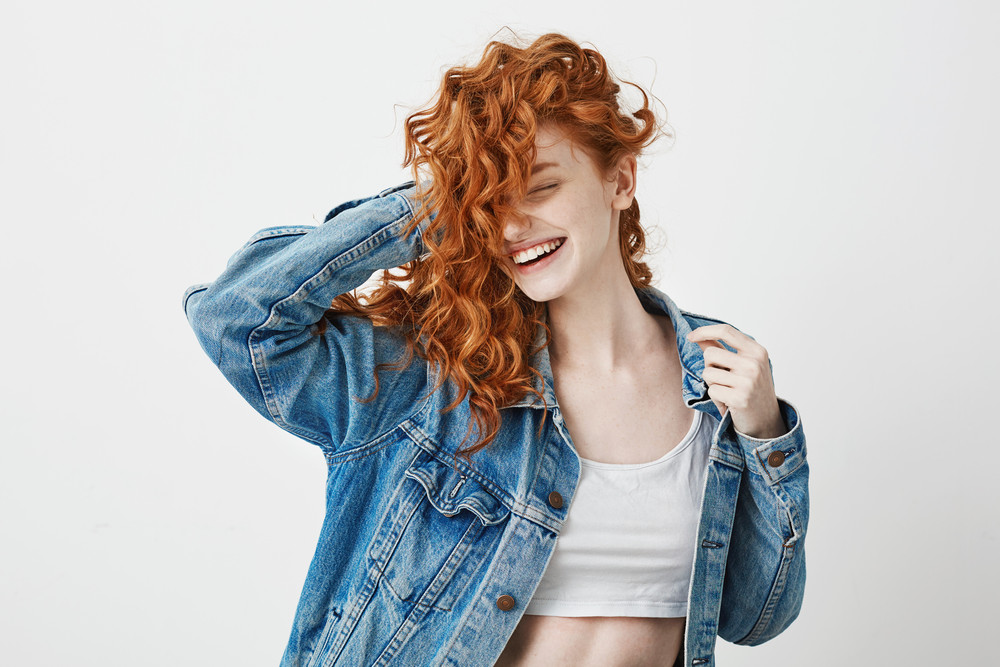 Haarfarbe Rot Locken