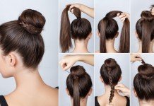 Frisuren Anleitung – Zopf Dutt Anleitung Tutorial Zopf Dutt