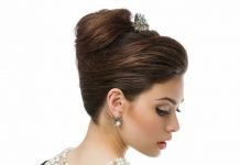 Beehive Frisuren Hochsteckfrisur