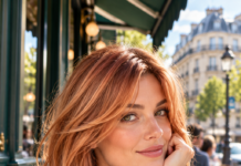 Parisian Copper Frisuren: Kupfertöne erobern Paris’ Street Style im Frühling Parisian Copper Frisuren Kupfertöne erobern Paris’ Street Style im Frühling
